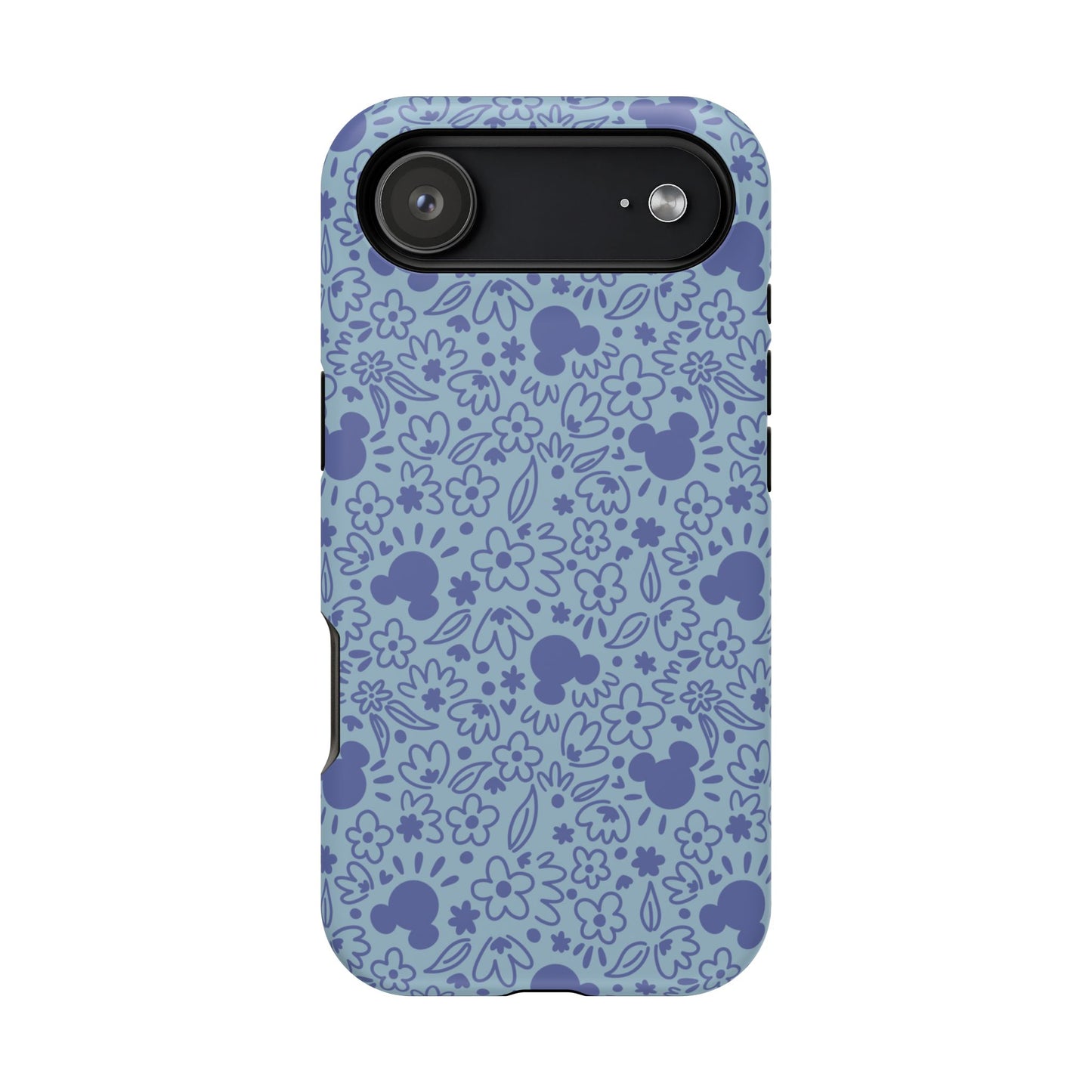 MagSafe Mouse Florals (Blue) iPhone Case