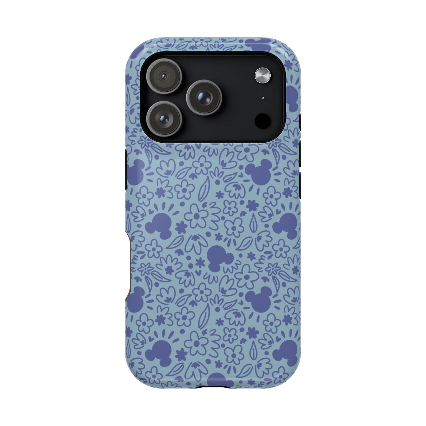 MagSafe Mouse Florals (Blue) iPhone Case