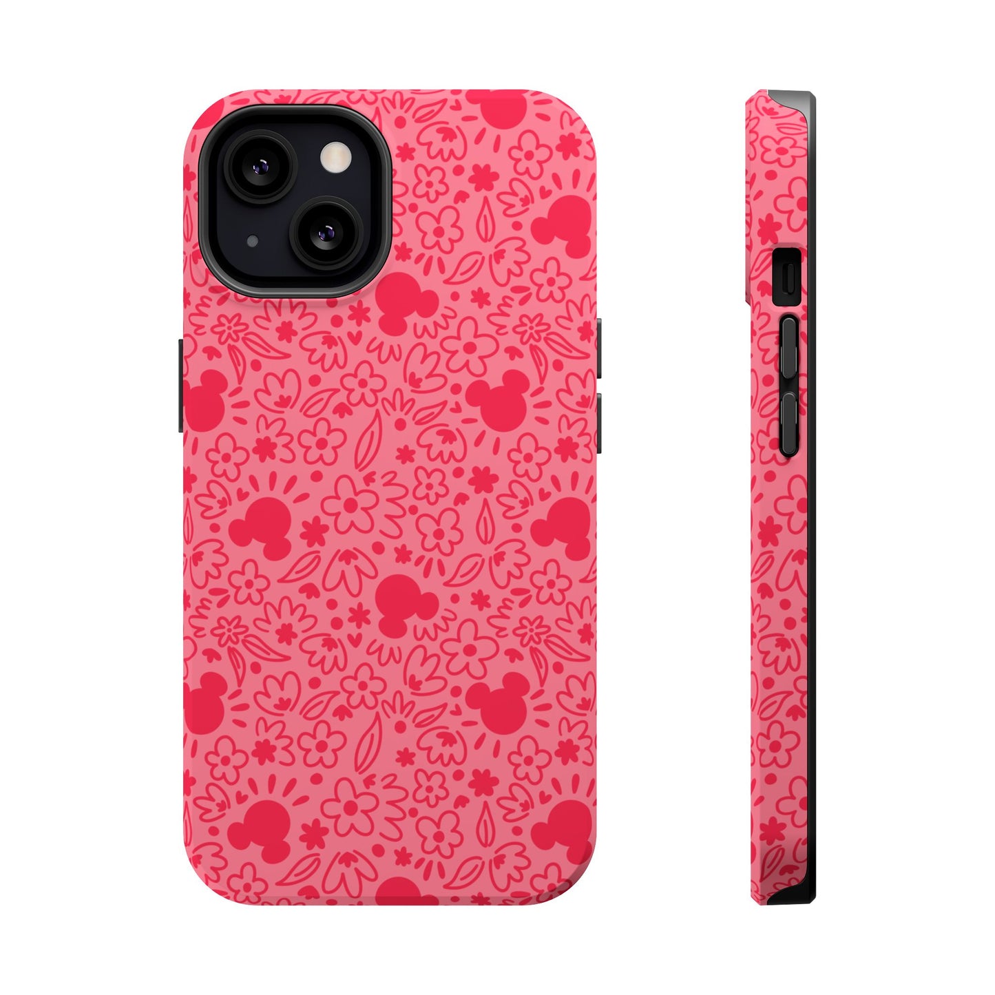 MagSafe Mouse Florals (Pink) iPhone Case