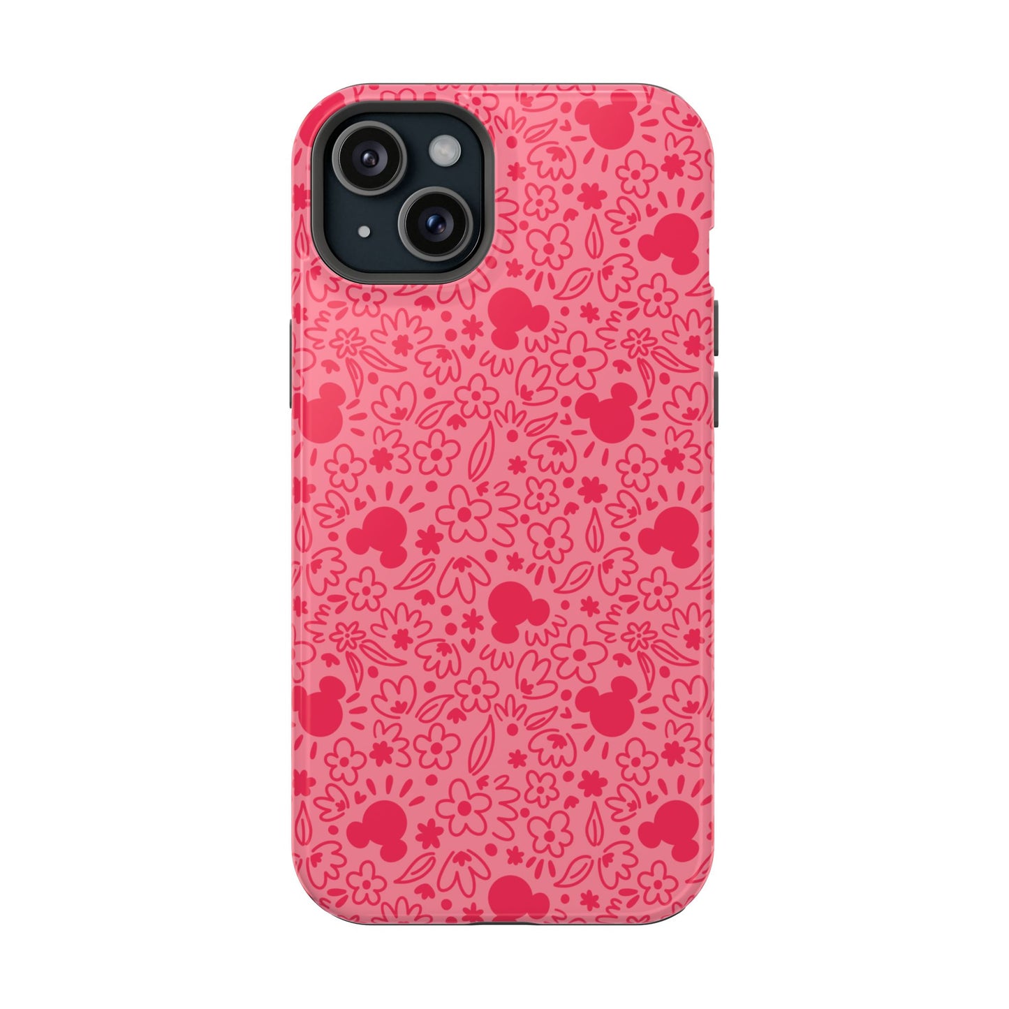 MagSafe Mouse Florals (Pink) iPhone Case