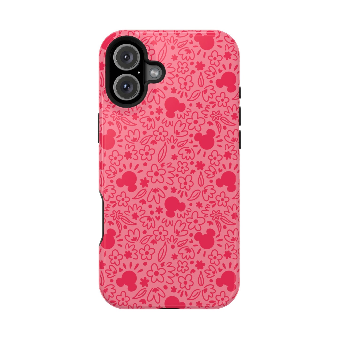 MagSafe Mouse Florals (Pink) iPhone Case