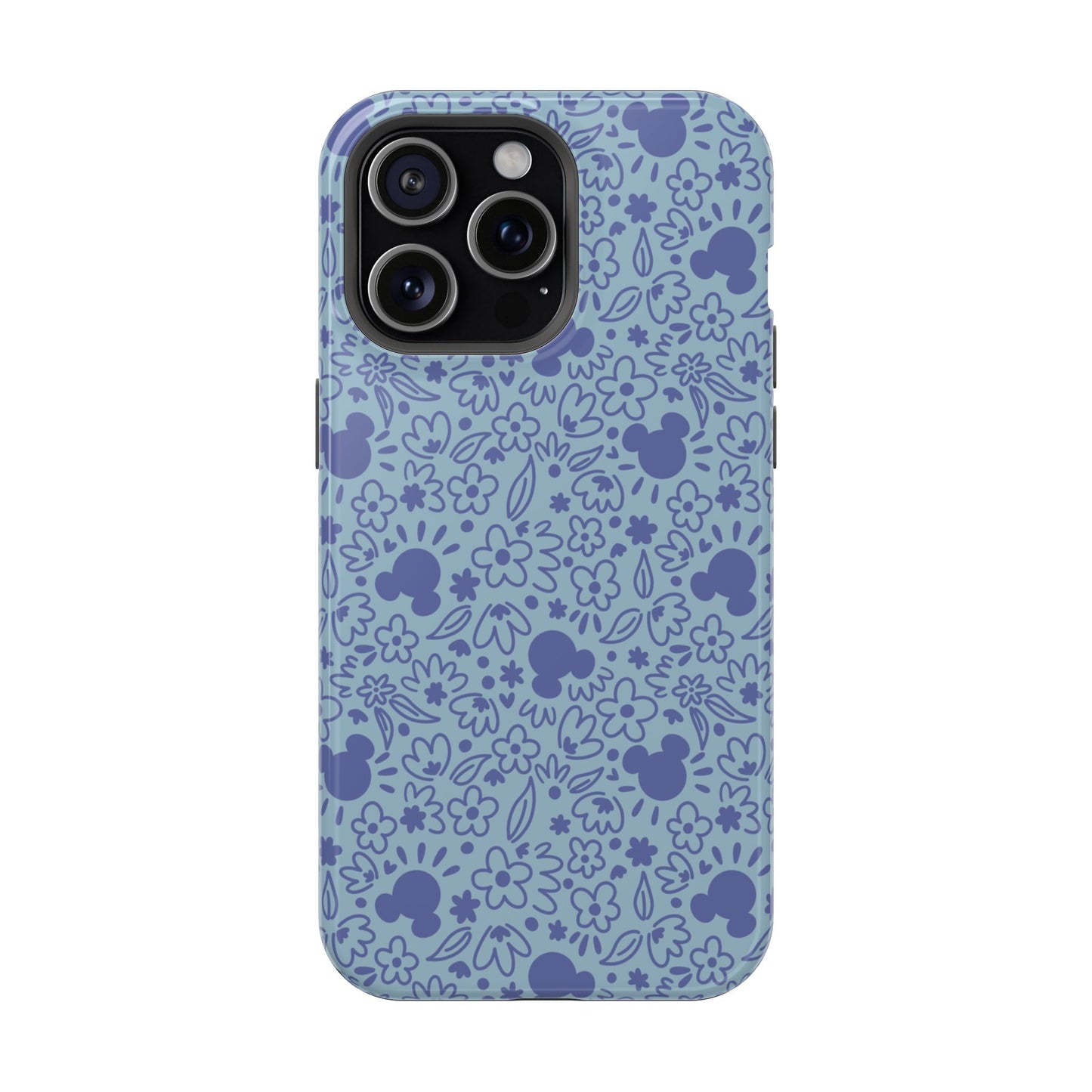 MagSafe Mouse Florals (Blue) iPhone Case