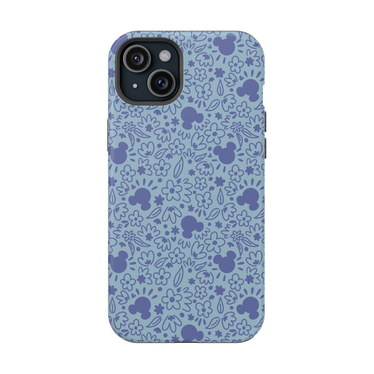 MagSafe Mouse Florals (Blue) iPhone Case