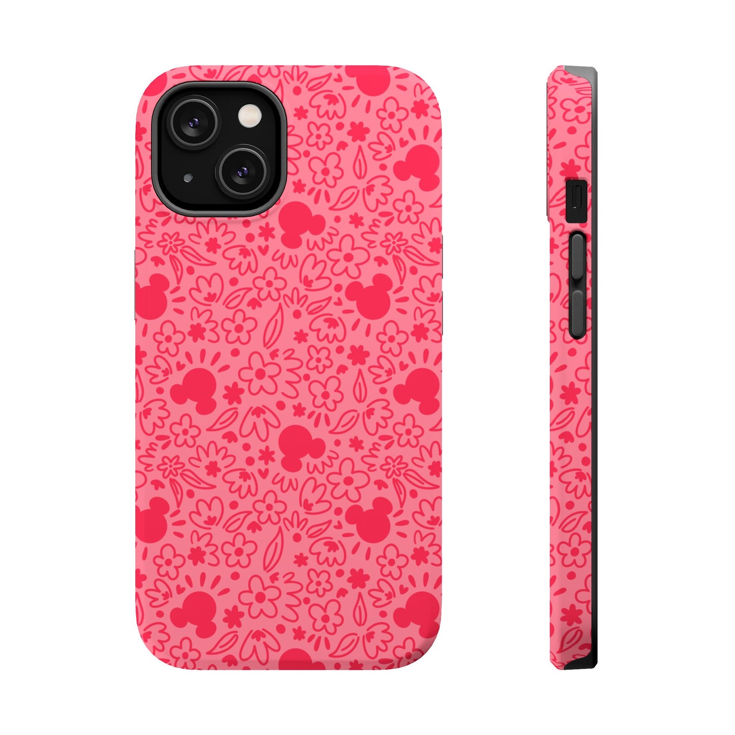MagSafe Mouse Florals (Pink) iPhone Case