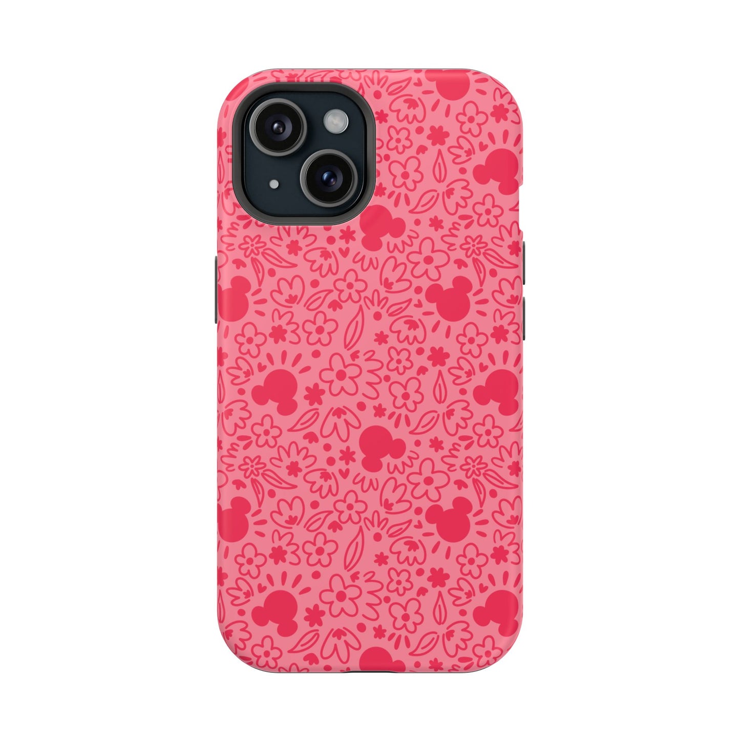 MagSafe Mouse Florals (Pink) iPhone Case