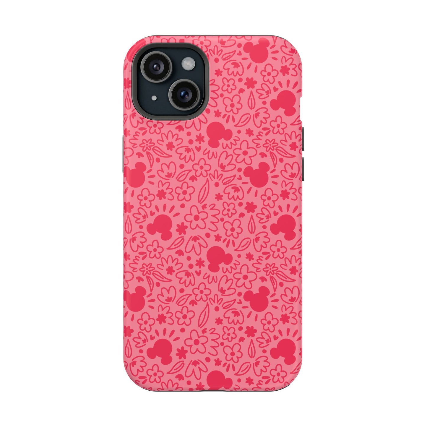 MagSafe Mouse Florals (Pink) iPhone Case