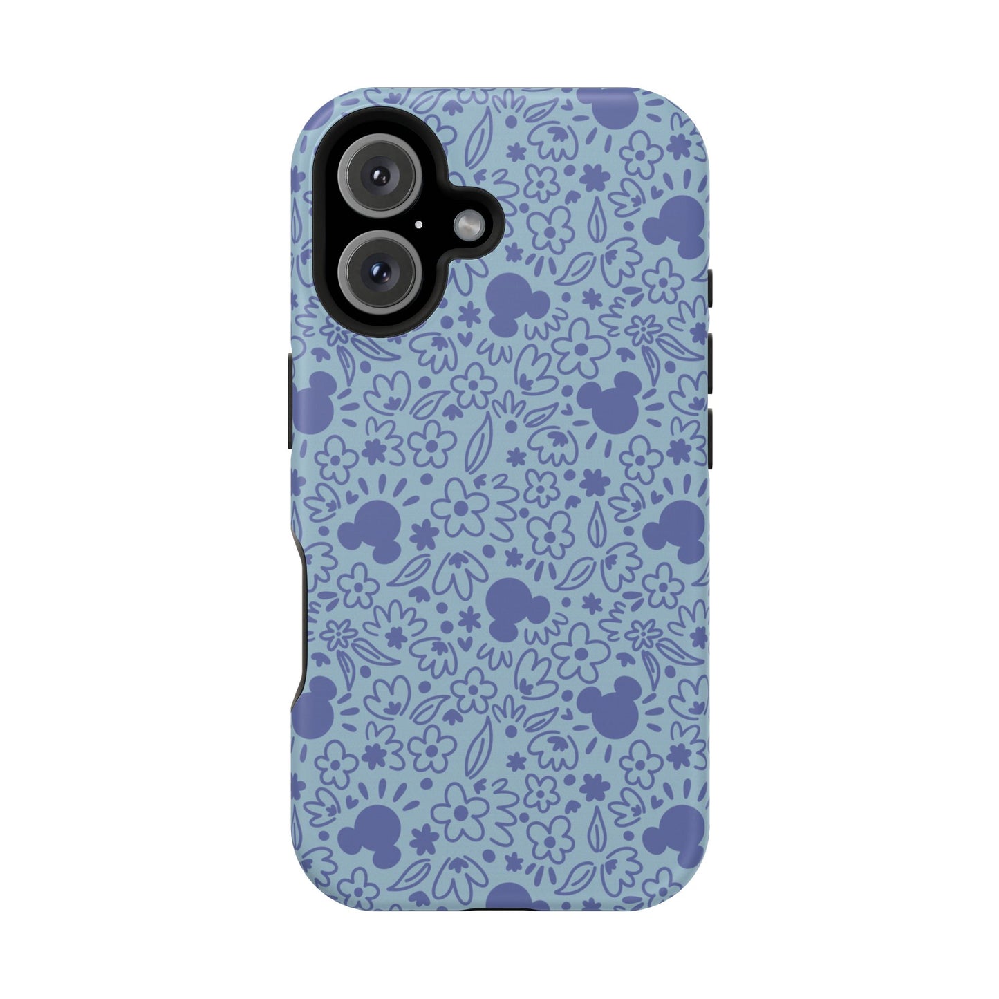 MagSafe Mouse Florals (Blue) iPhone Case