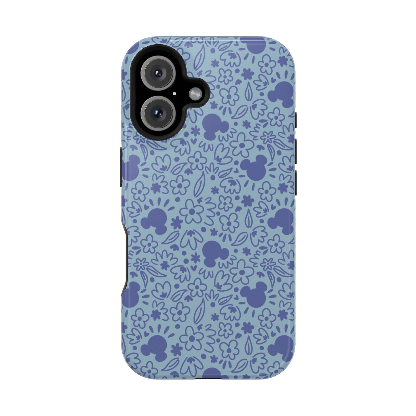 MagSafe Mouse Florals (Blue) iPhone Case