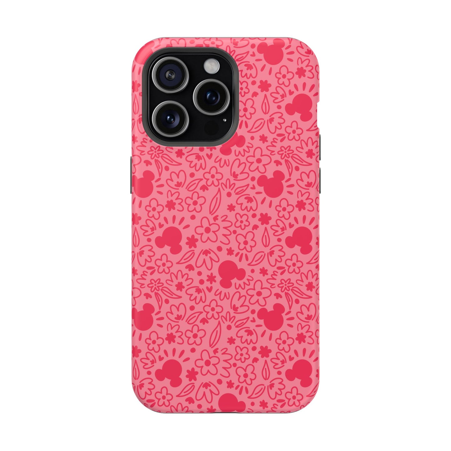 MagSafe Mouse Florals (Pink) iPhone Case