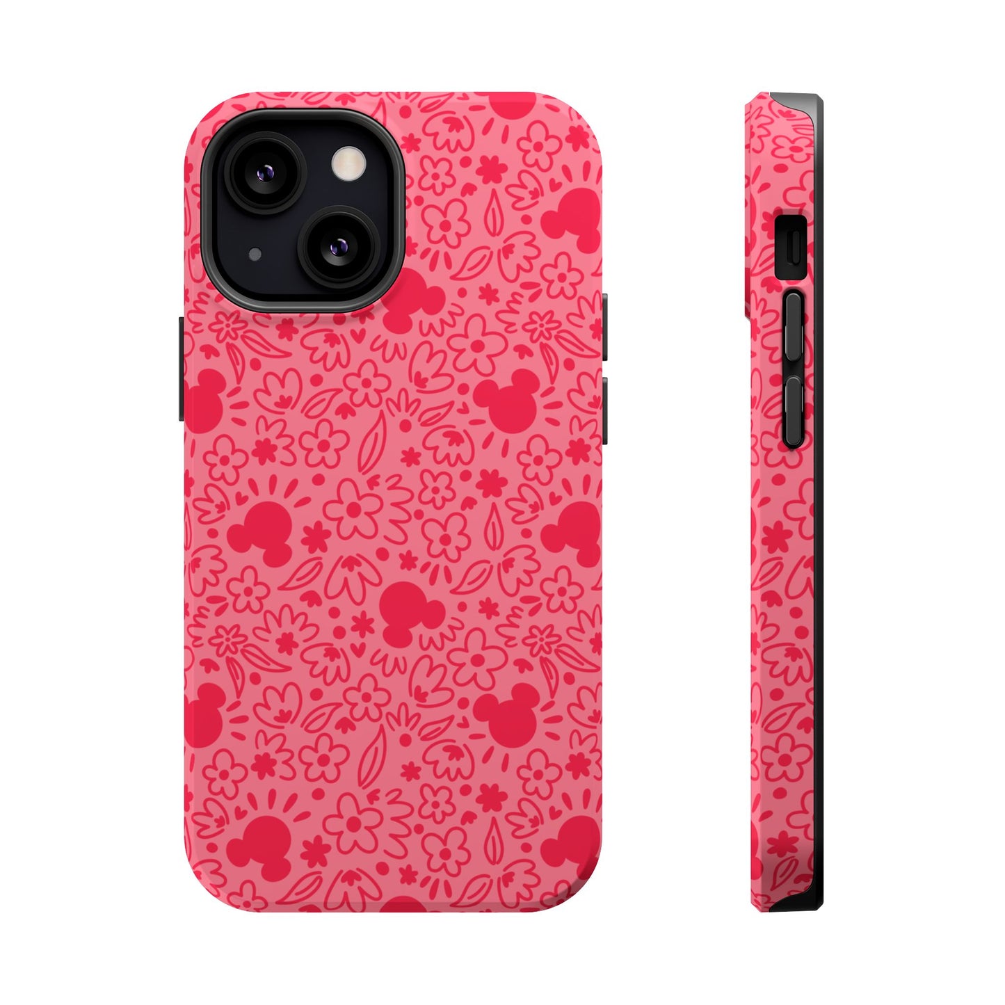 MagSafe Mouse Florals (Pink) iPhone Case