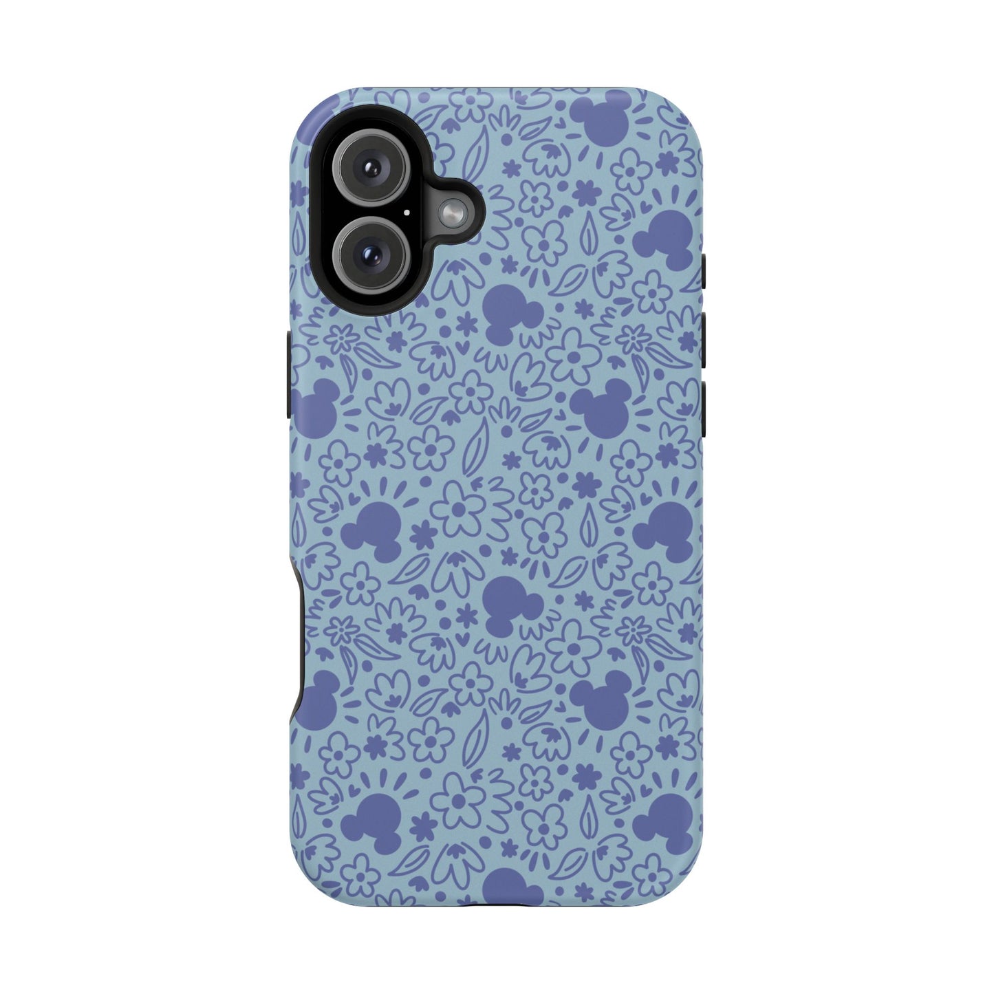MagSafe Mouse Florals (Blue) iPhone Case