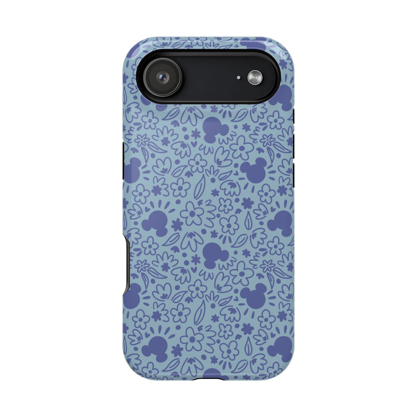 MagSafe Mouse Florals (Blue) iPhone Case