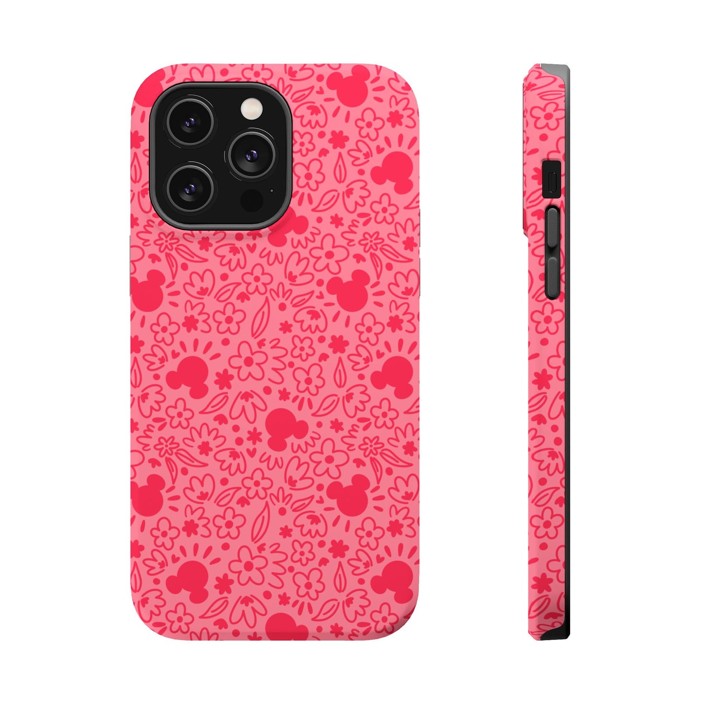MagSafe Mouse Florals (Pink) iPhone Case