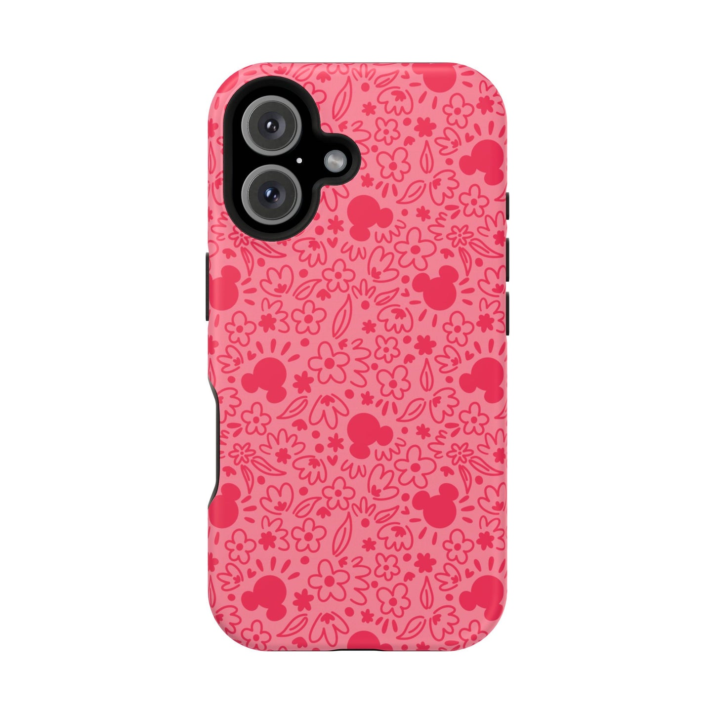 MagSafe Mouse Florals (Pink) iPhone Case