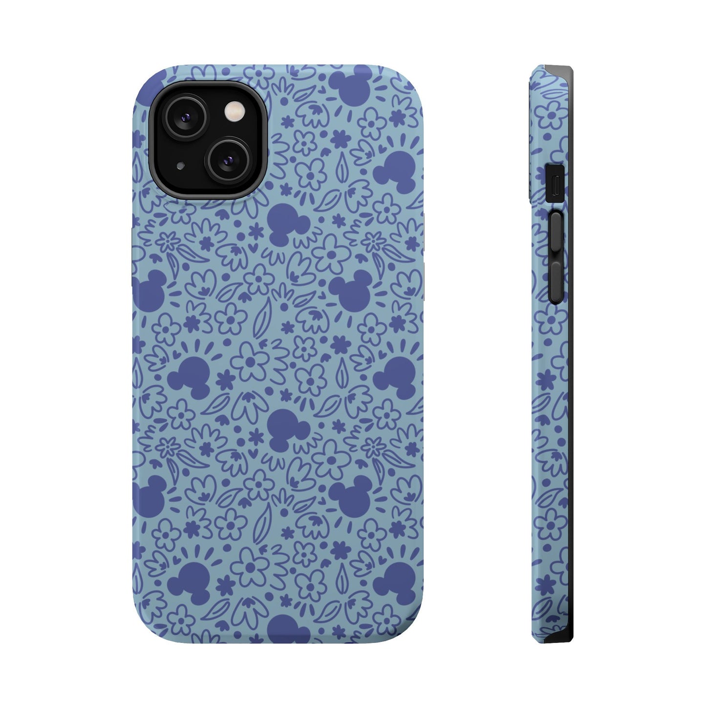 MagSafe Mouse Florals (Blue) iPhone Case