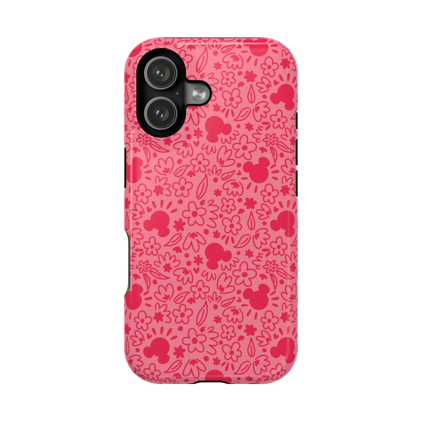MagSafe Mouse Florals (Pink) iPhone Case