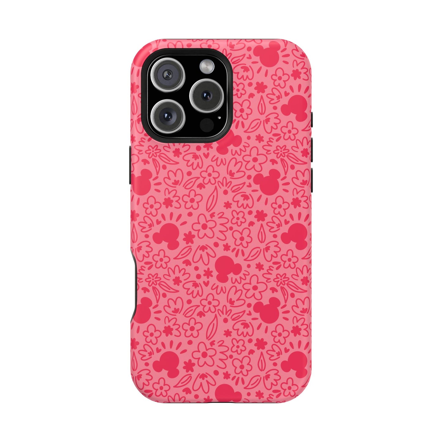 MagSafe Mouse Florals (Pink) iPhone Case