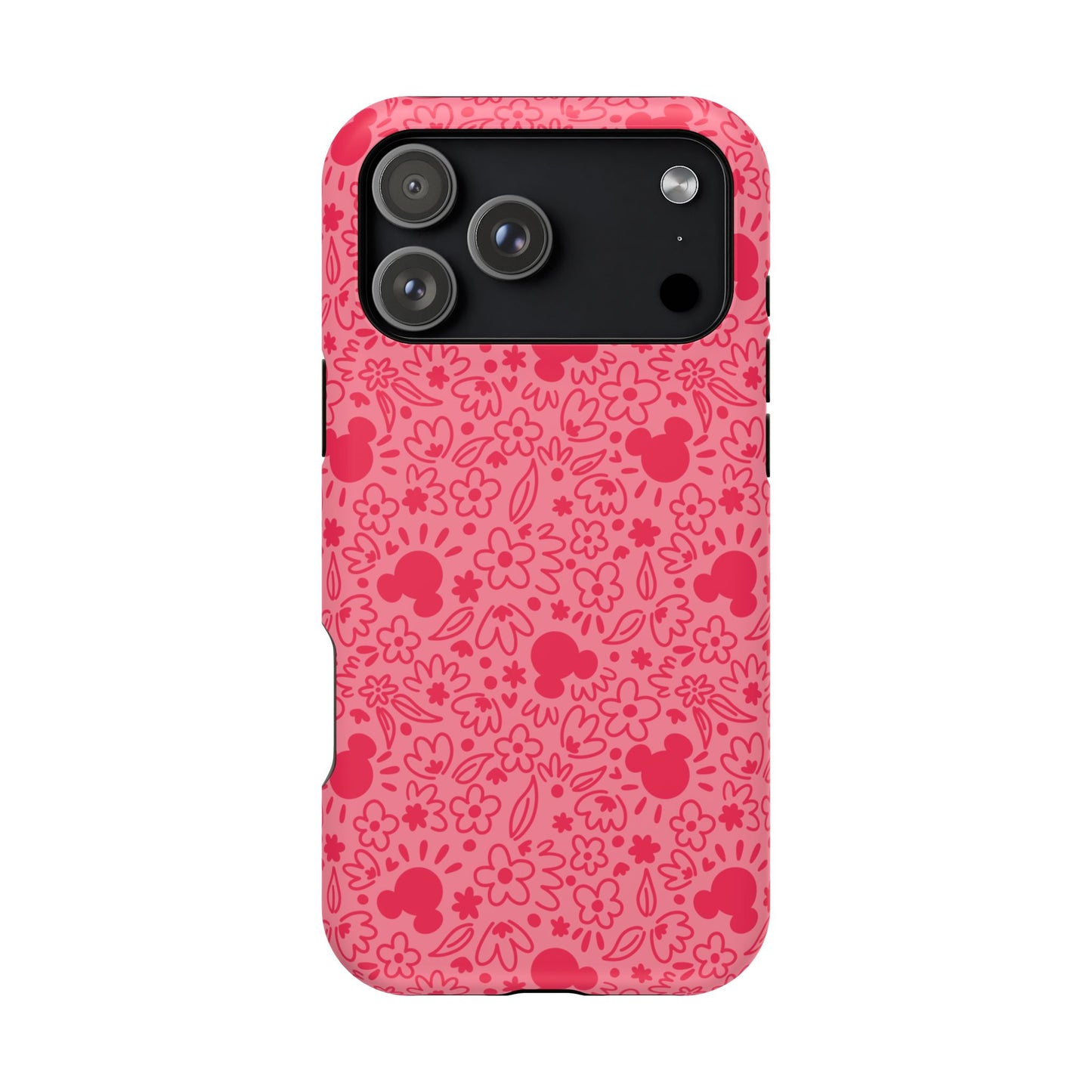 MagSafe Mouse Florals (Pink) iPhone Case