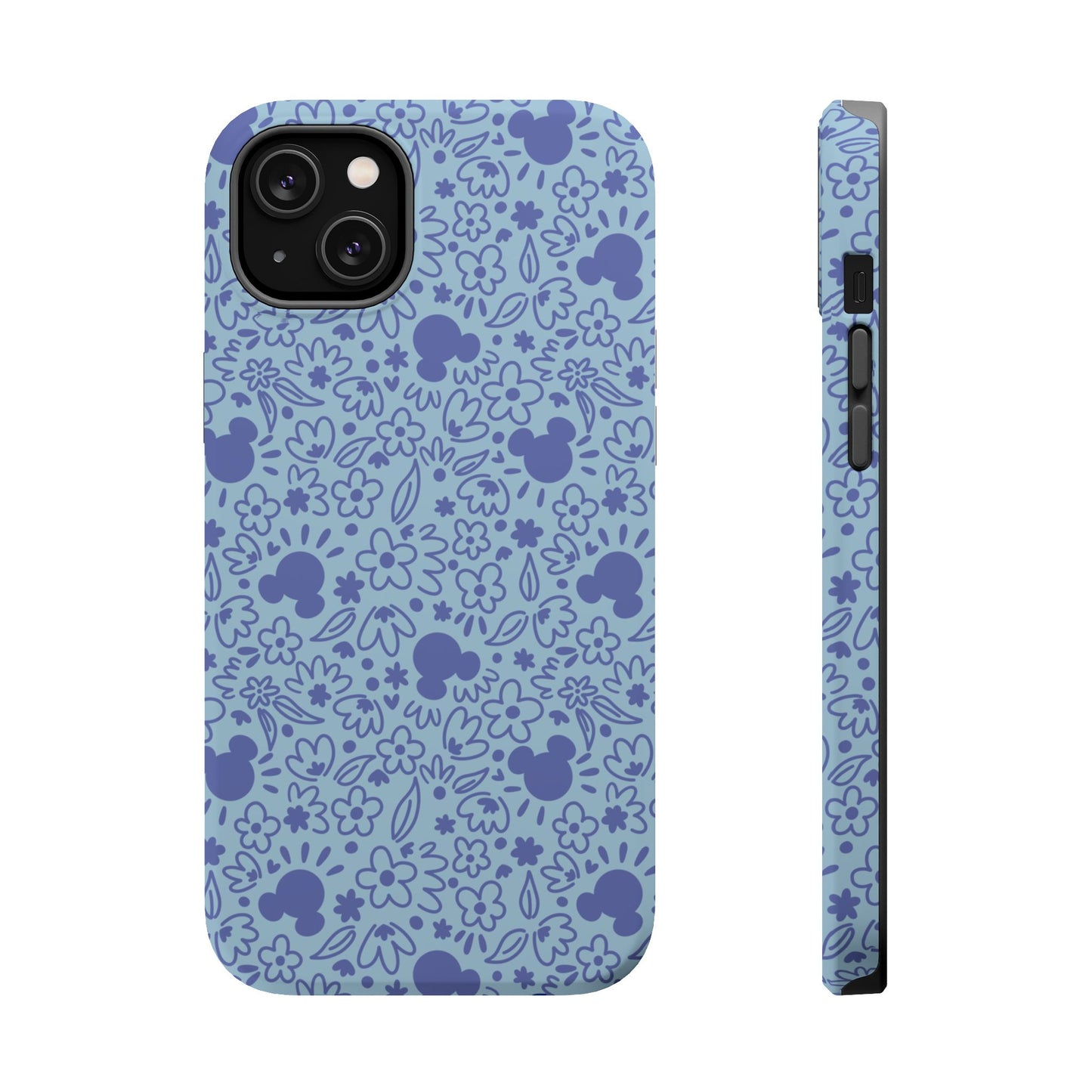 MagSafe Mouse Florals (Blue) iPhone Case