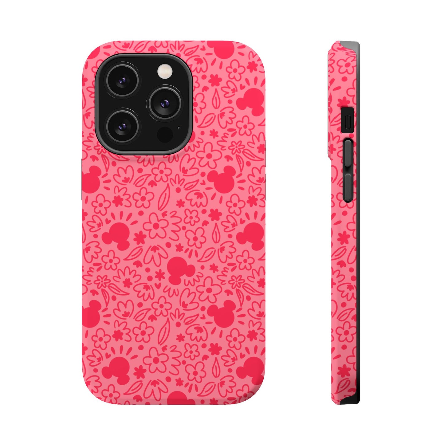 MagSafe Mouse Florals (Pink) iPhone Case