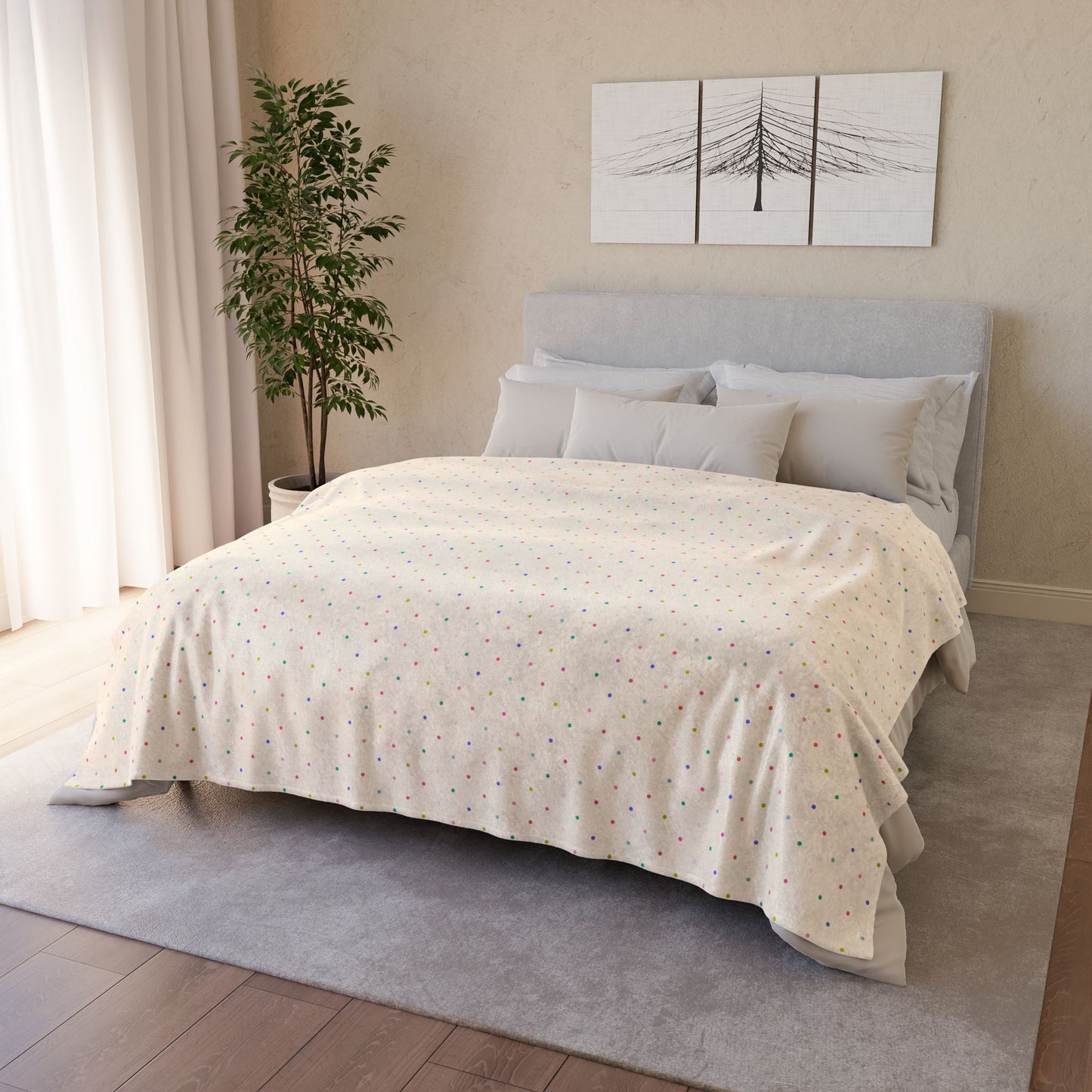 Dot Cake Throw Blanket