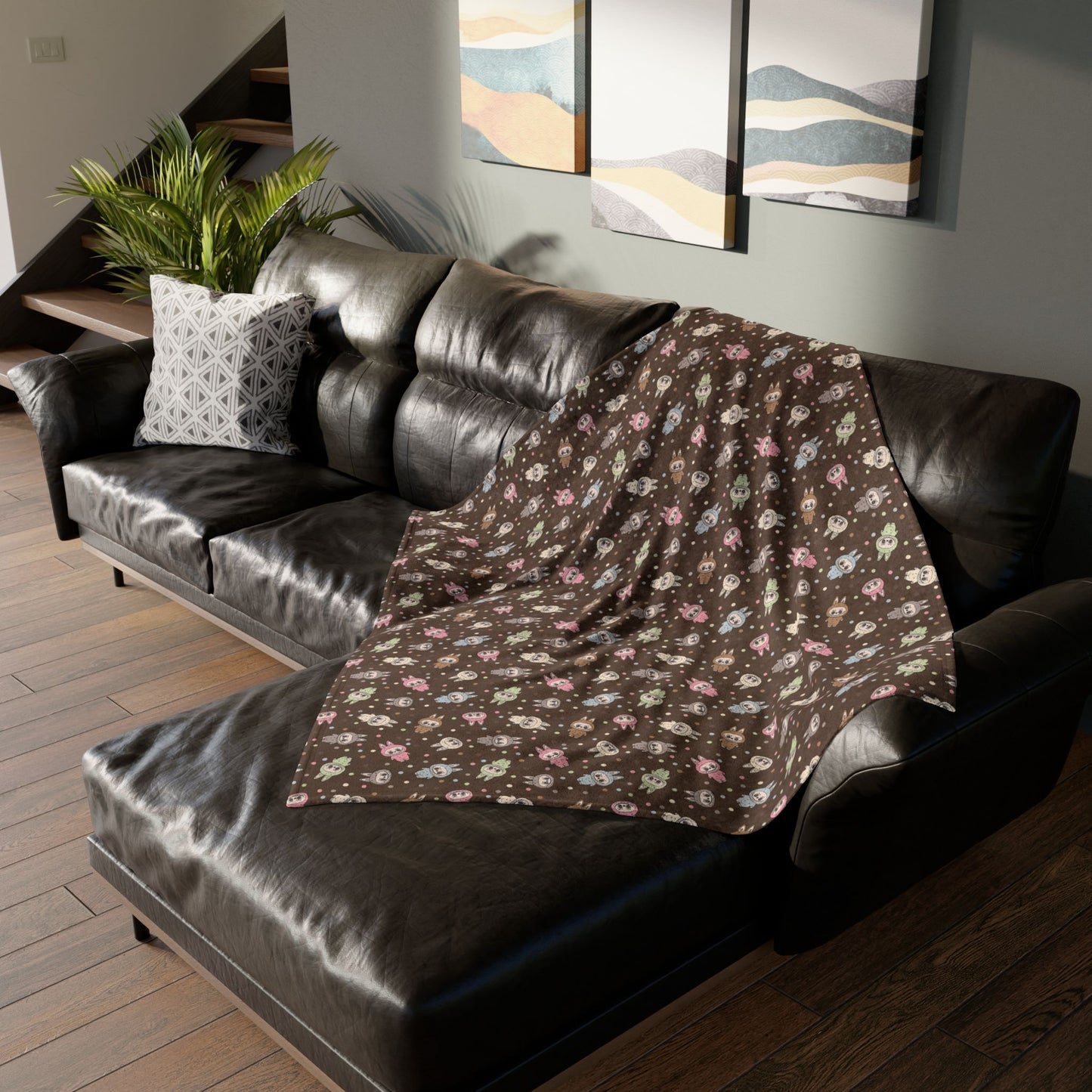 Sweet Monsters Throw Blanket