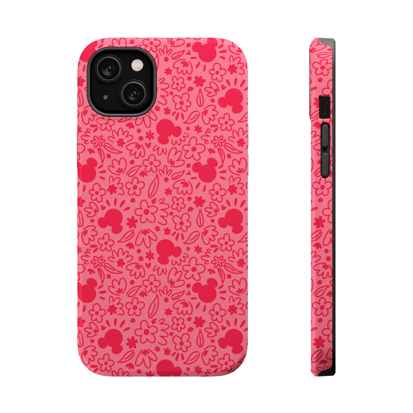 MagSafe Mouse Florals (Pink) iPhone Case