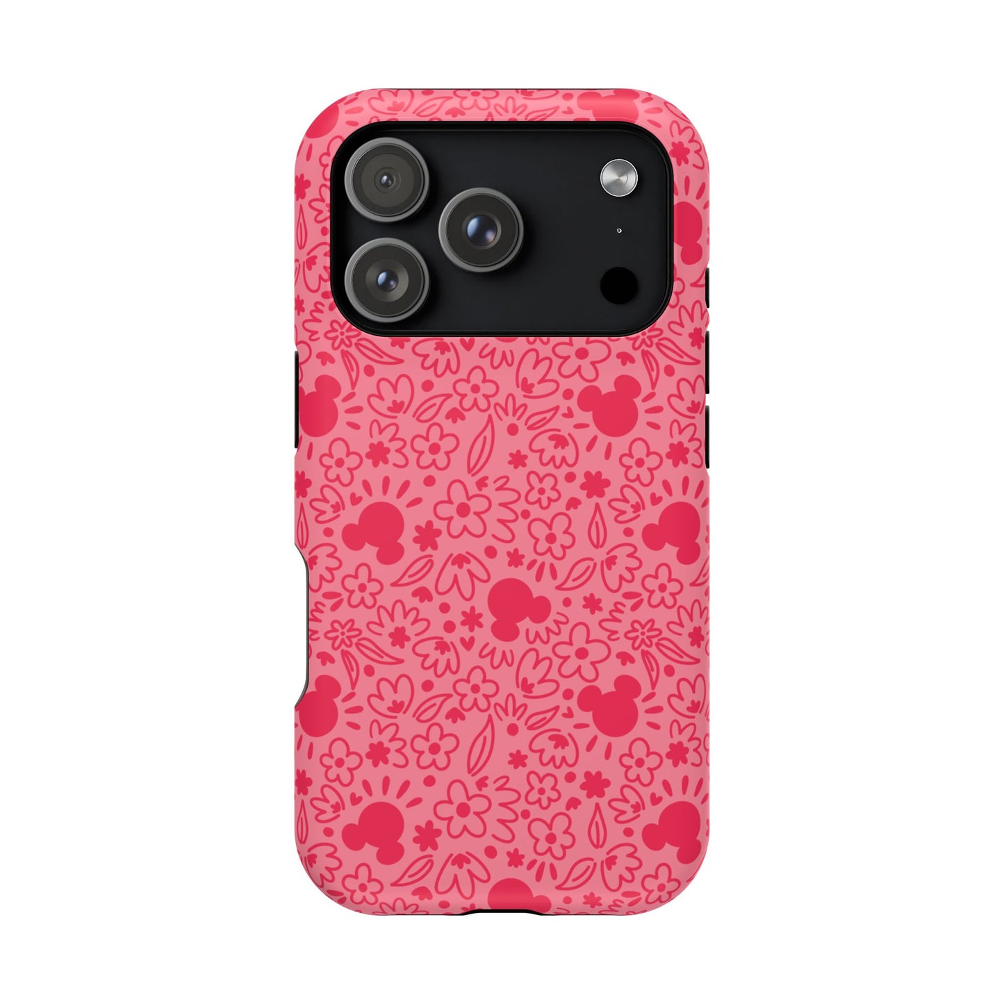 MagSafe Mouse Florals (Pink) iPhone Case