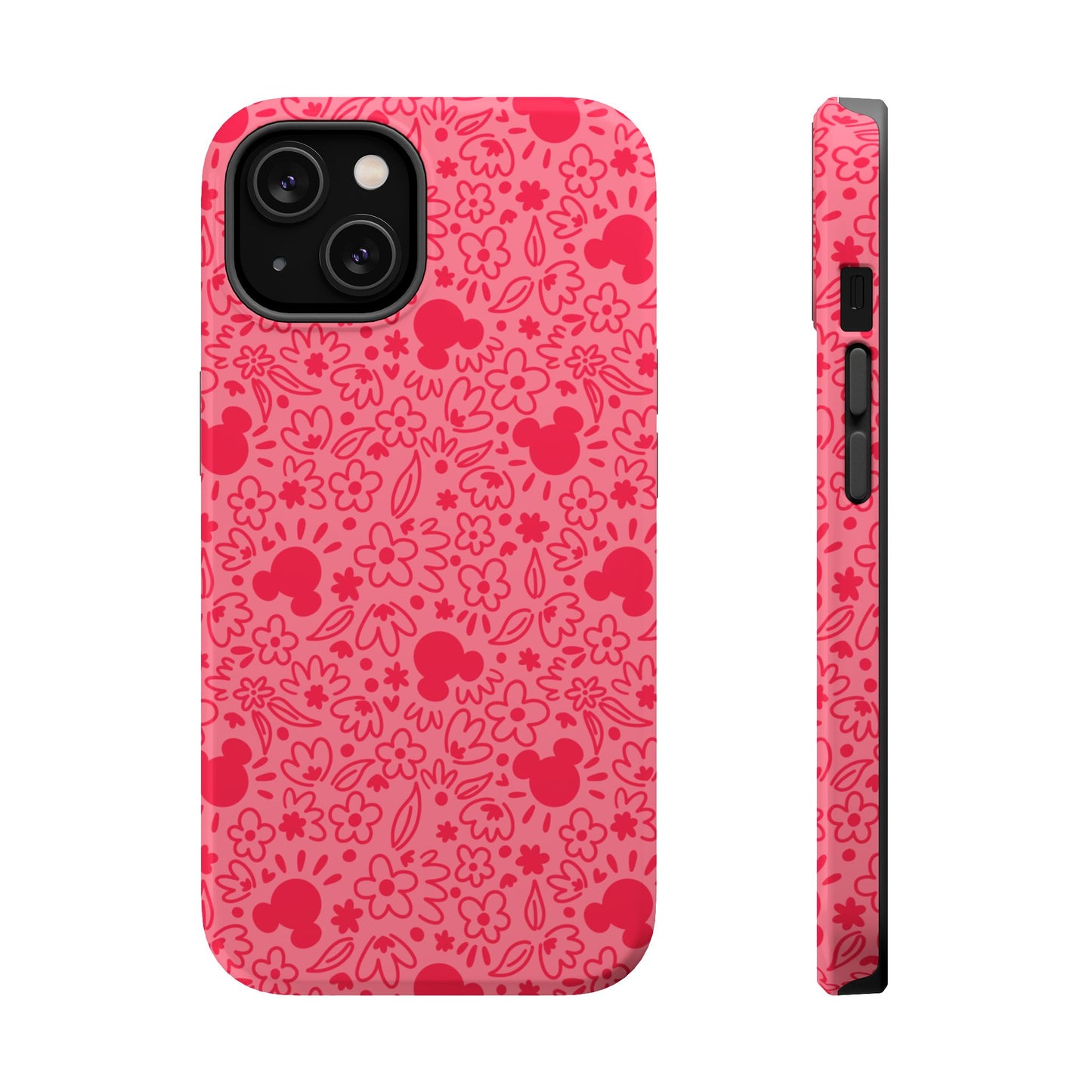 MagSafe Mouse Florals (Pink) iPhone Case