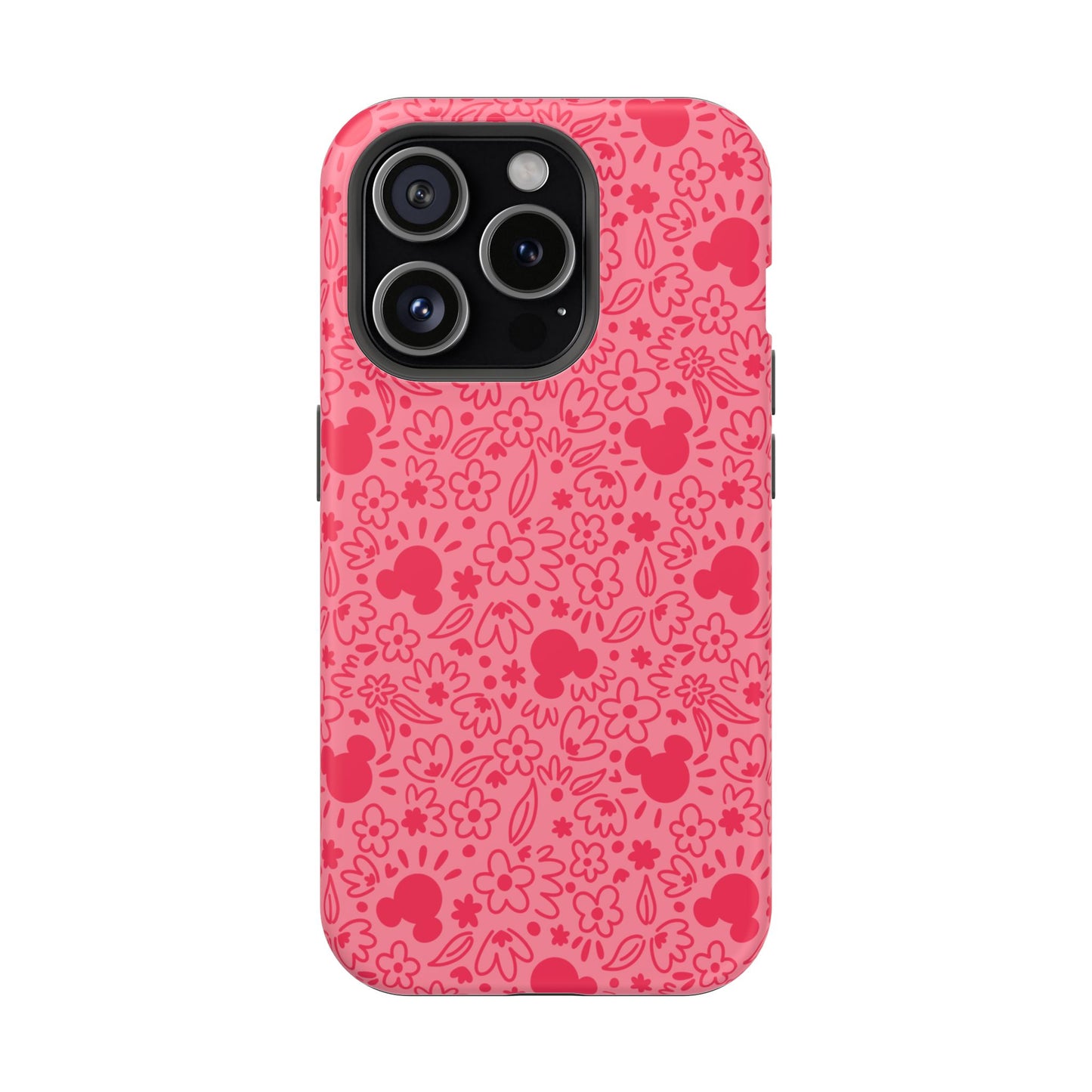 MagSafe Mouse Florals (Pink) iPhone Case