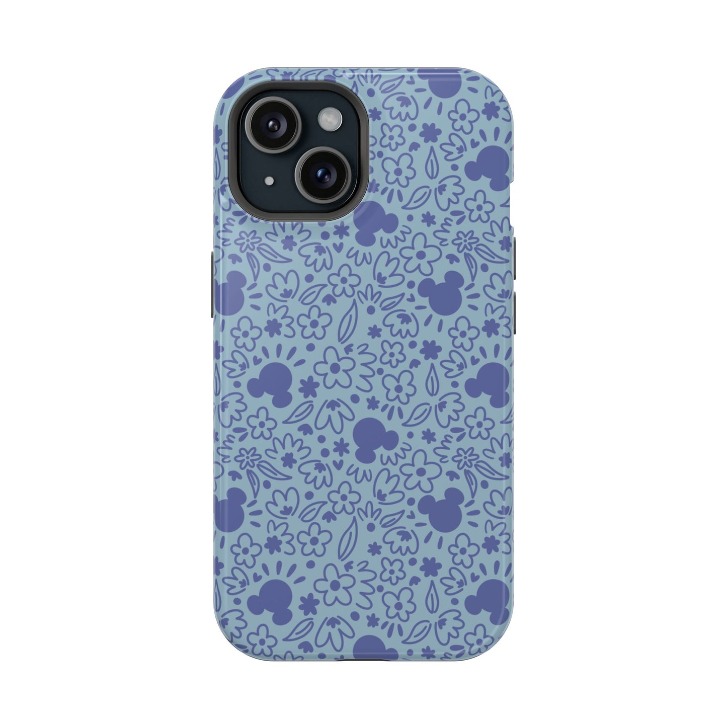 MagSafe Mouse Florals (Blue) iPhone Case