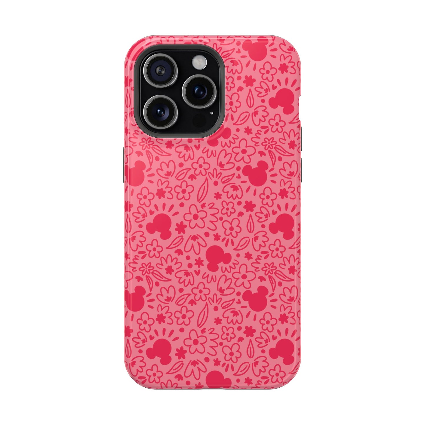 MagSafe Mouse Florals (Pink) iPhone Case
