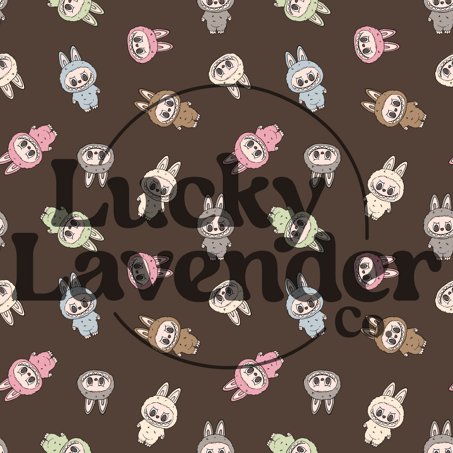 Macaron Cuties Seamless Pattern