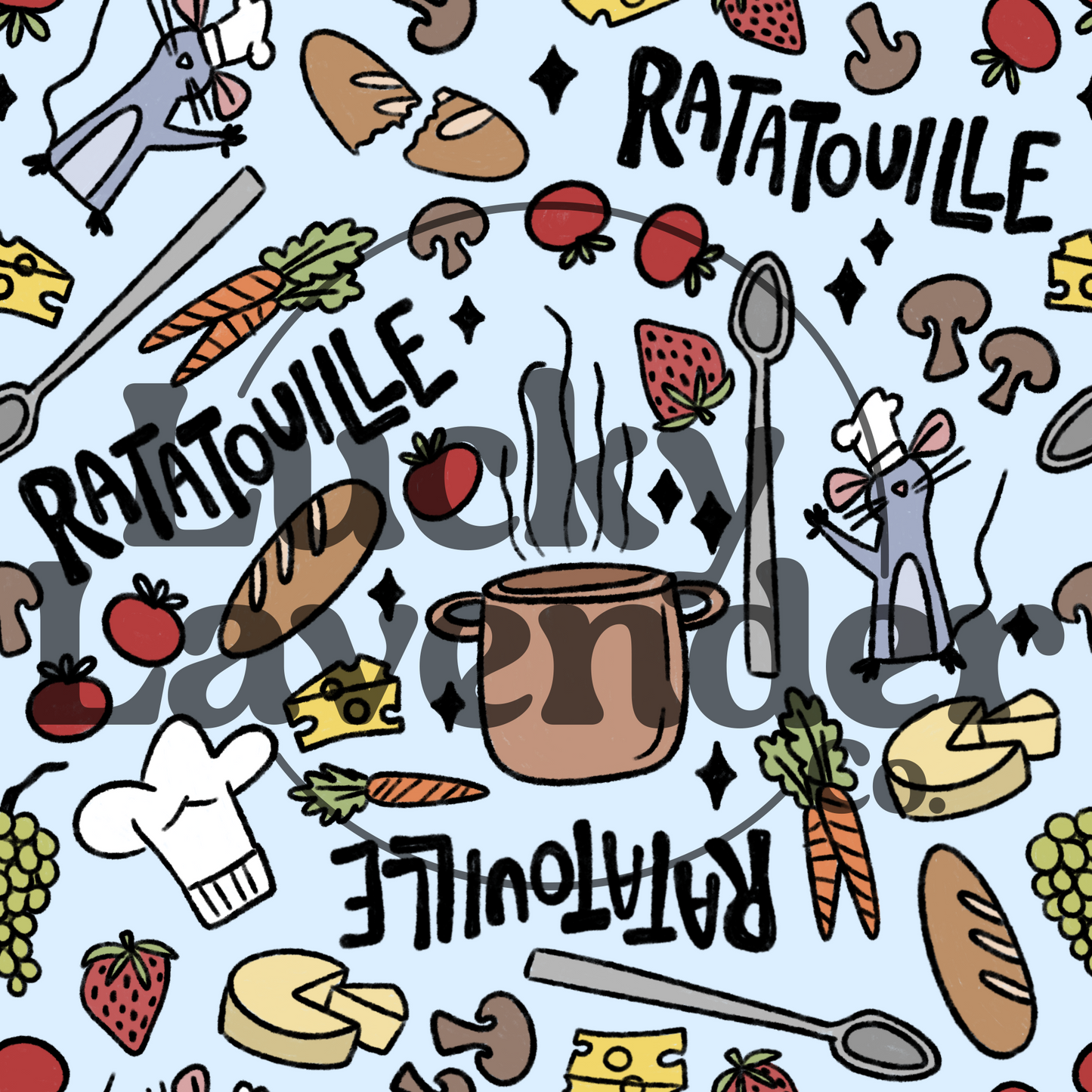 Little Chef Seamless Pattern
