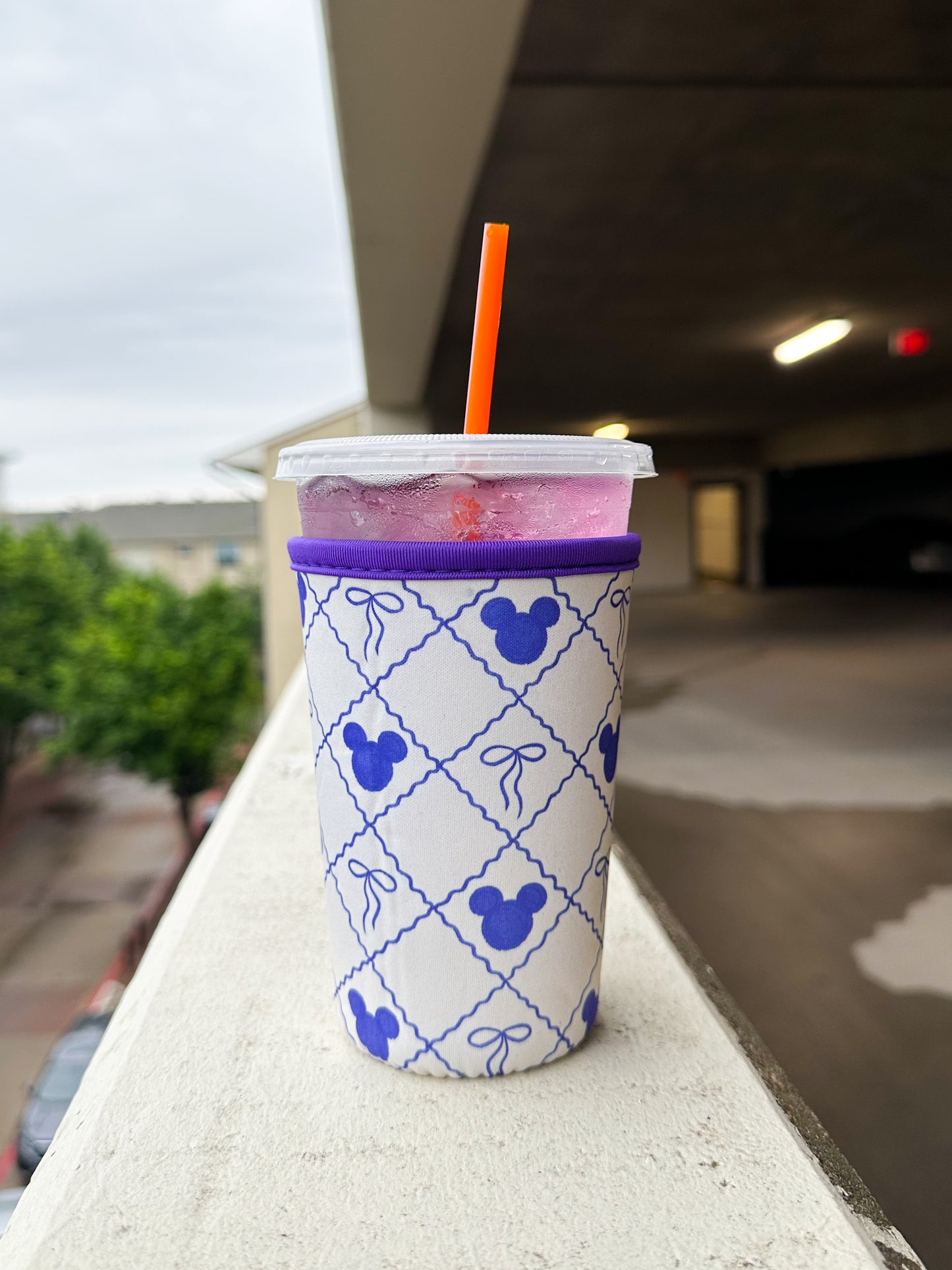Blue Mickey Drink Sleeve