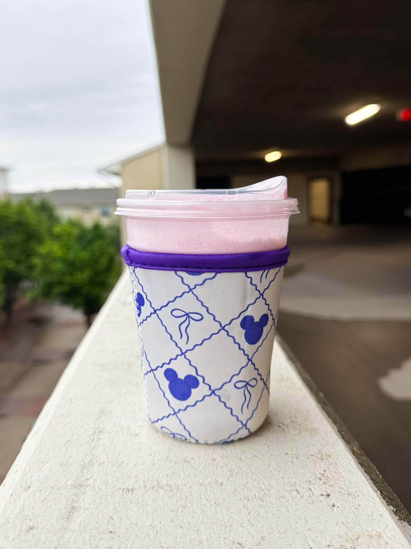 Blue Mickey Drink Sleeve