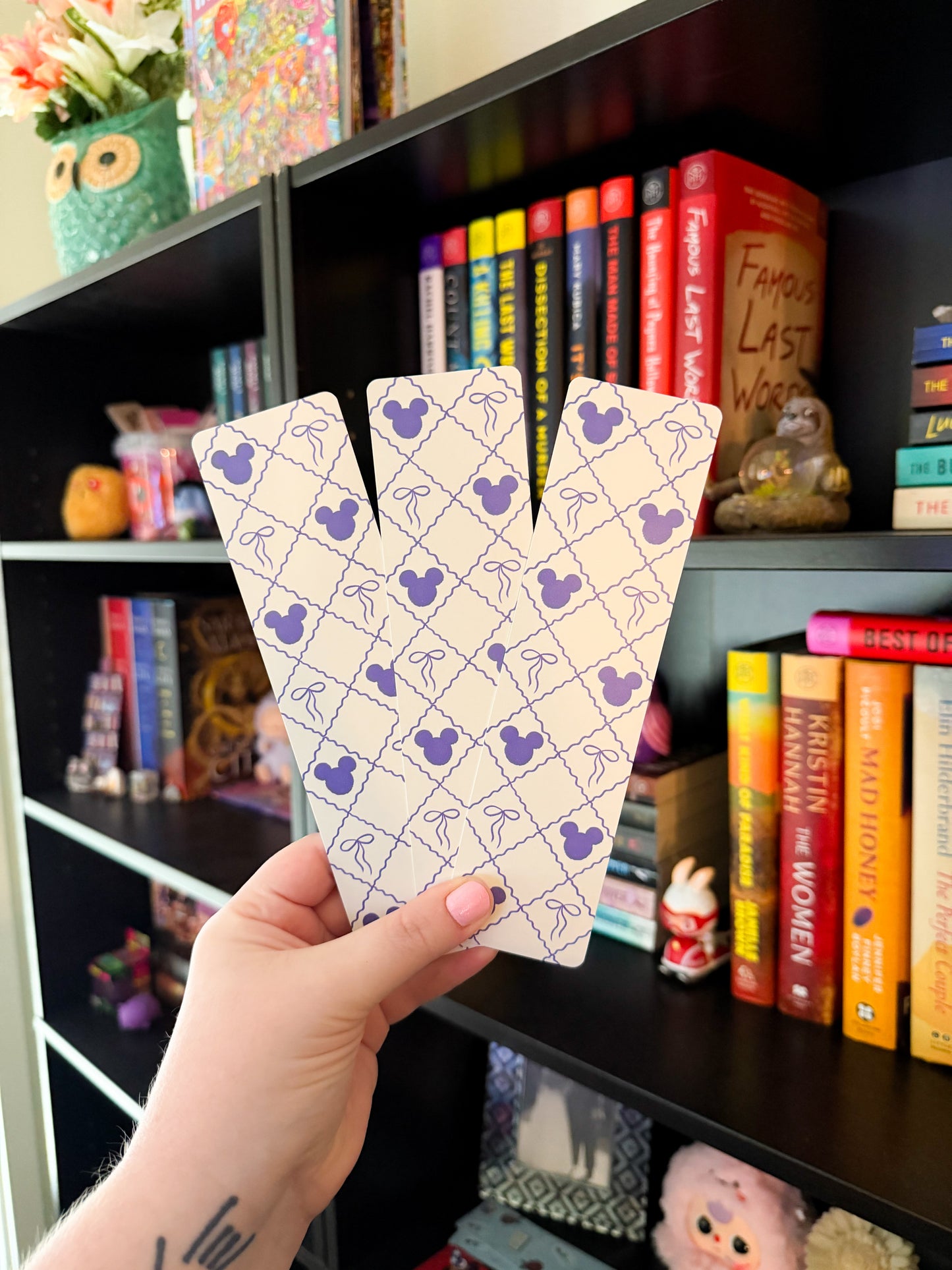 Blue Mickey Bookmark
