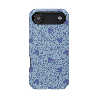 MagSafe Mouse Florals (Blue) iPhone Case