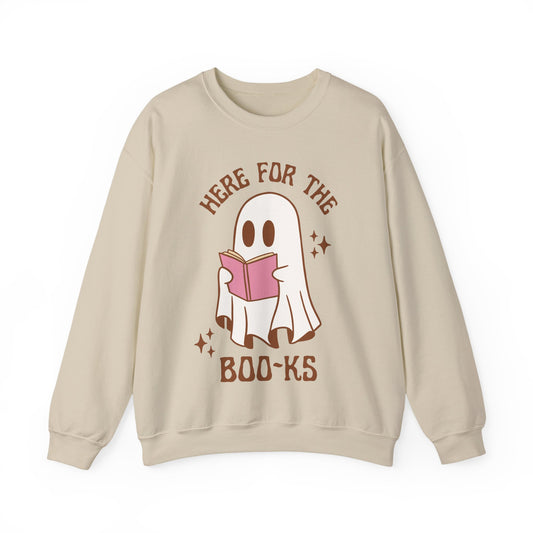 Here For The Books Crewneck