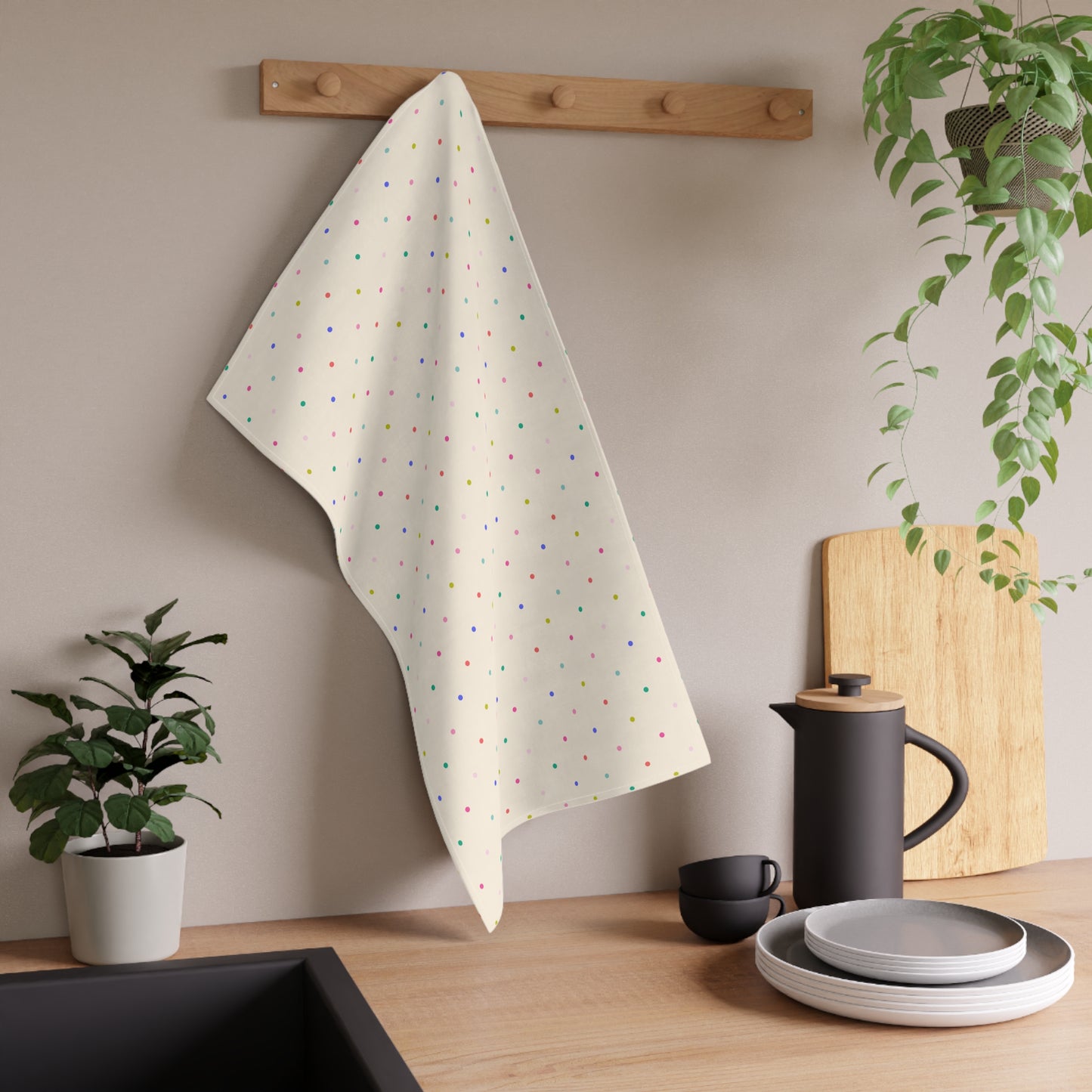 Dot Cake Tea Towel