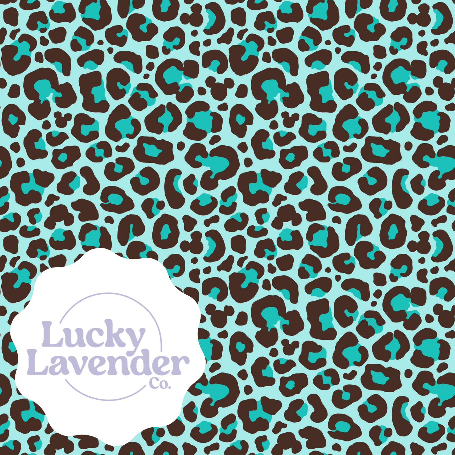 Wild Cutie Seamless Pattern - Blue