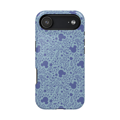 MagSafe Mouse Florals (Blue) iPhone Case