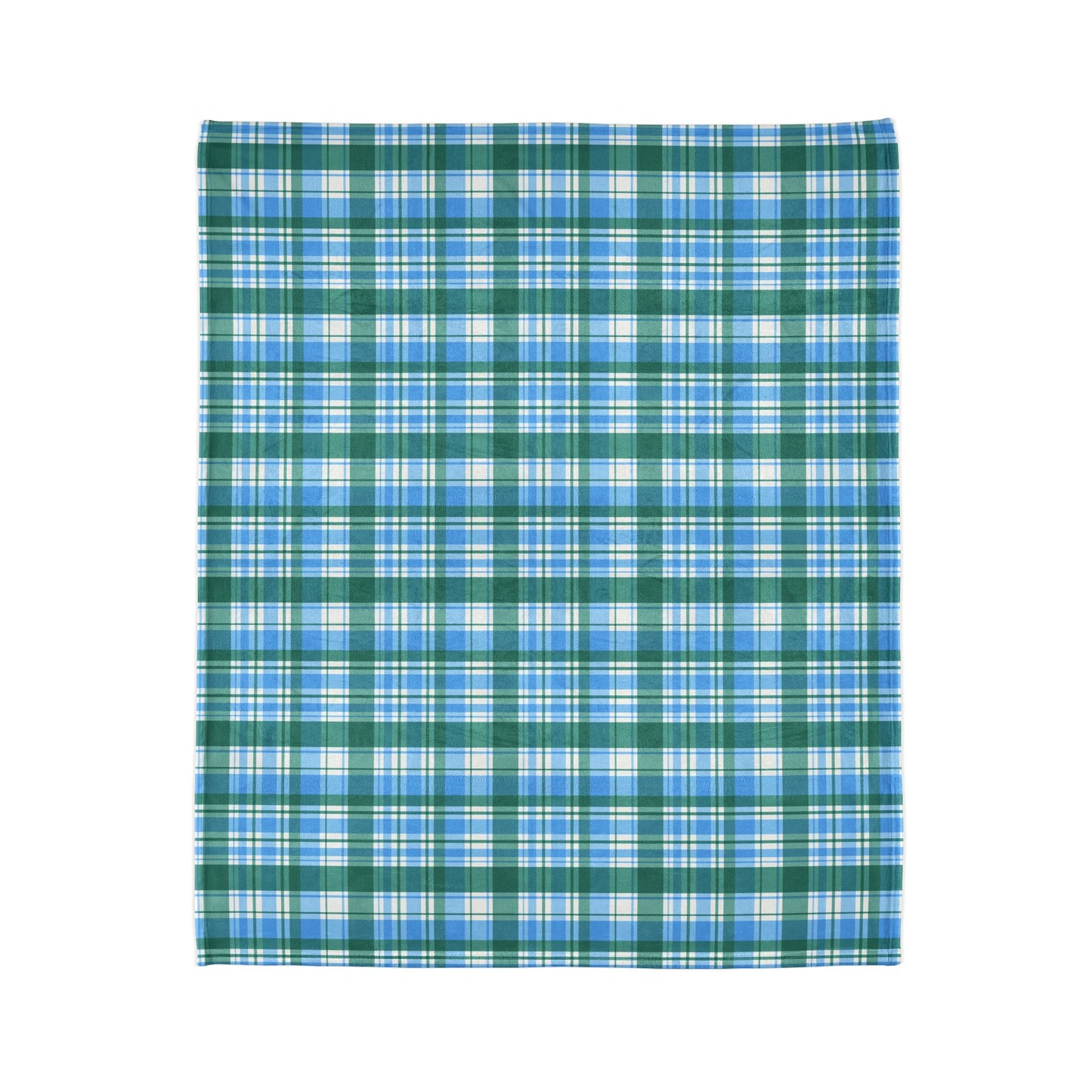 Preppy Plaid Throw Blanket