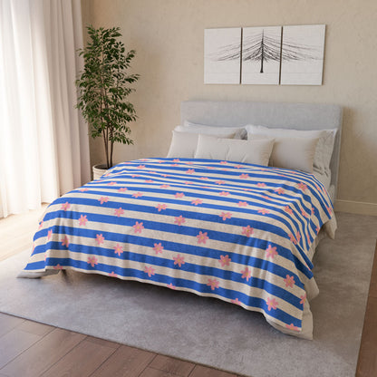 Pushing Daisies Throw Blanket