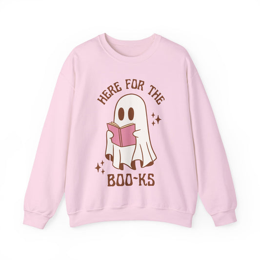 Here For The Books Crewneck