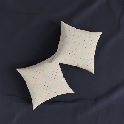 Dot Cake Throw Pillow