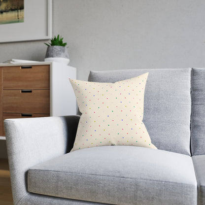 Dot Cake Throw Pillow
