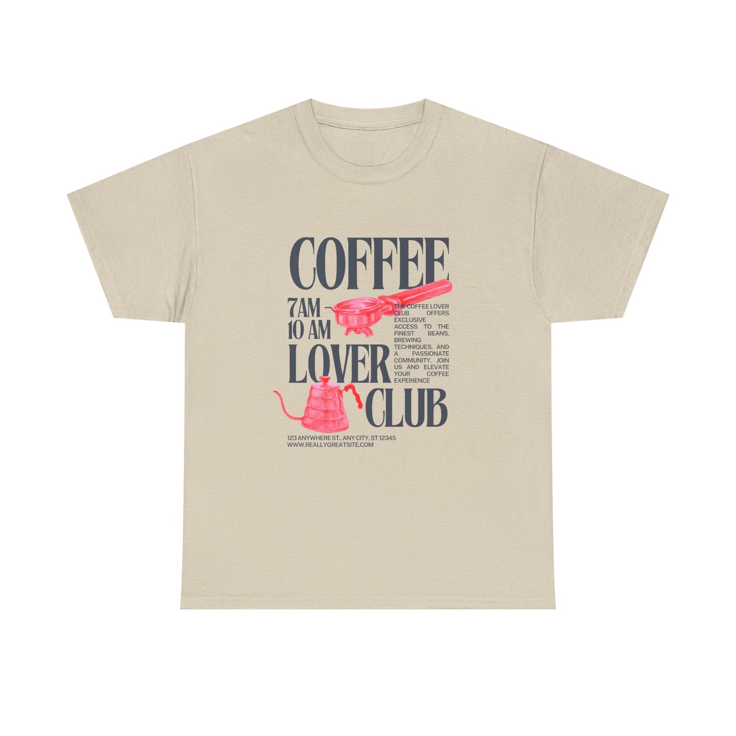 Coffee Lover Tee (GILDAN - UP TO 5XL)