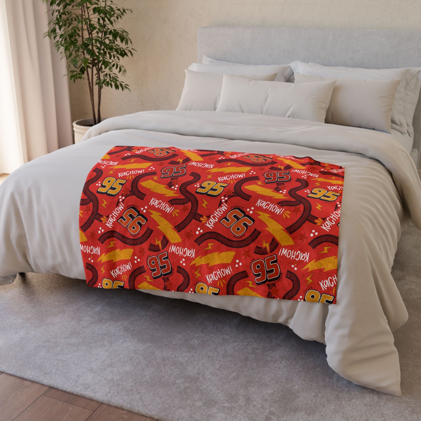 Ka-Chow Throw Blanket