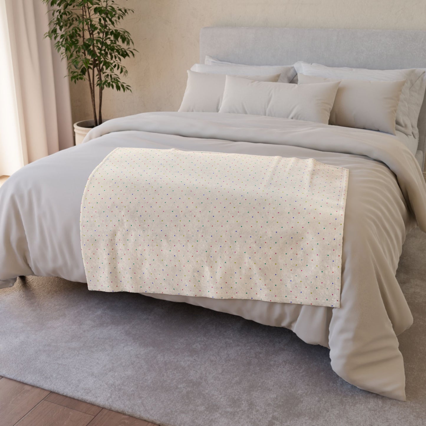 Dot Cake Throw Blanket